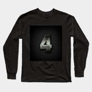 Number 4 Long Sleeve T-Shirt